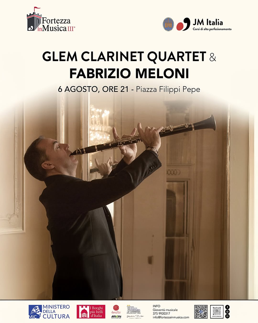 Glem Clarinet Quartet e Fabrizio Meloni